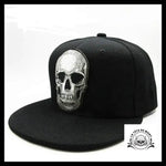 Casquette Tête de Mort Sourire D’enfer Bleu Marine