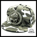 Casquette Tête de Mort Strass
