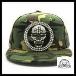 Casquette Tête de Mort Strass