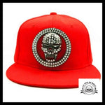 Casquette Tête de Mort Strass