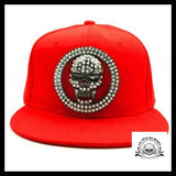 Casquette Tête de Mort Strass