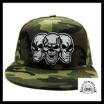 Casquette Triple Crânes