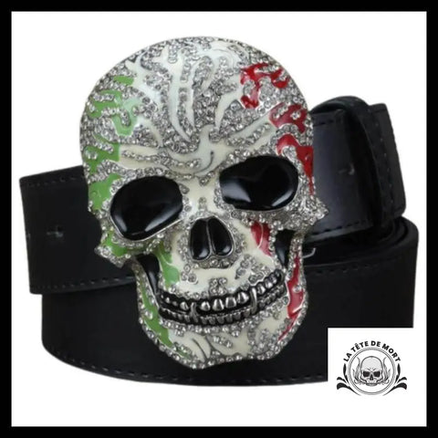 Ceinture Crâne Mexicain