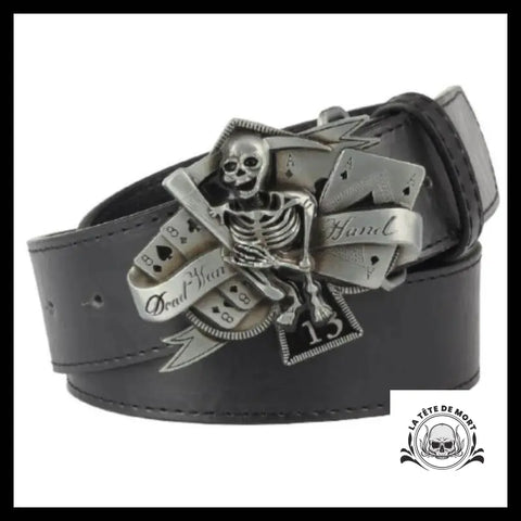 Ceinture Skull Poker