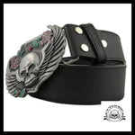 Ceinture Tête de Mort Ailée
