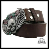 Ceinture Tête de Mort Ailée