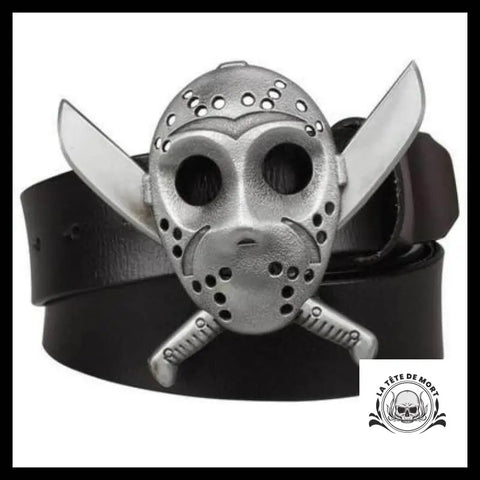 Ceinture Tête de Mort Armure