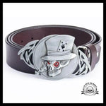 Ceinture Tête de Mort Avec Chapeau
