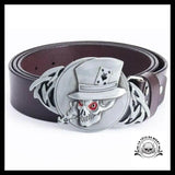 Ceinture Tête de Mort Avec Chapeau