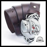 Ceinture Tête de Mort Avec Chapeau
