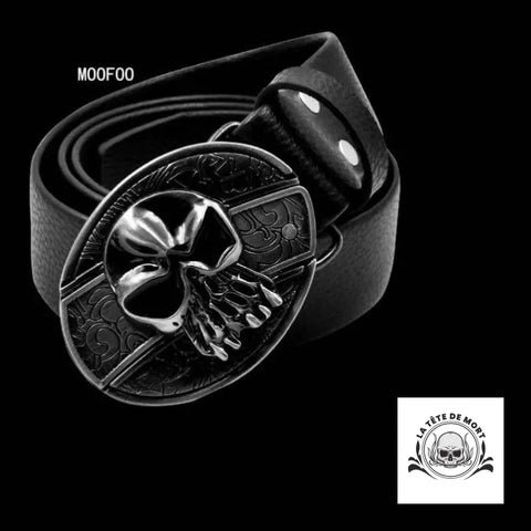 Ceinture Tête de Mort Crâne Furieux