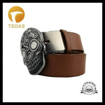 Ceinture Tête de Mort Crâne Mexicain Cafe