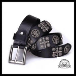 Ceinture Tête de Mort Croix