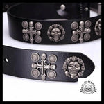 Ceinture Tête de Mort Croix