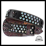 Ceinture Tête de Mort Diamant