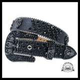 Ceinture Tête de Mort Diamant