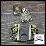 Ceinture Tête de Mort Gangster avec Boucle Incluant Briquet