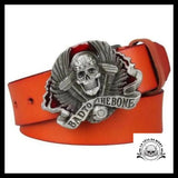 Ceinture Tête de Mort Indien