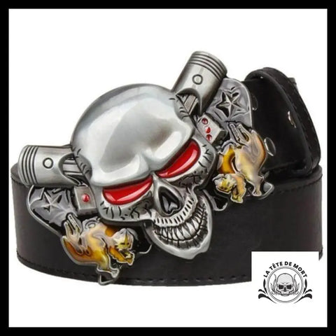 Ceinture Tête de Mort Motard