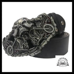 Ceinture Tête de Mort Moto