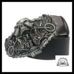 Ceinture Tête de Mort Moto