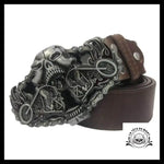 Ceinture Tête de Mort Moto