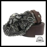 Ceinture Tête de Mort Moto