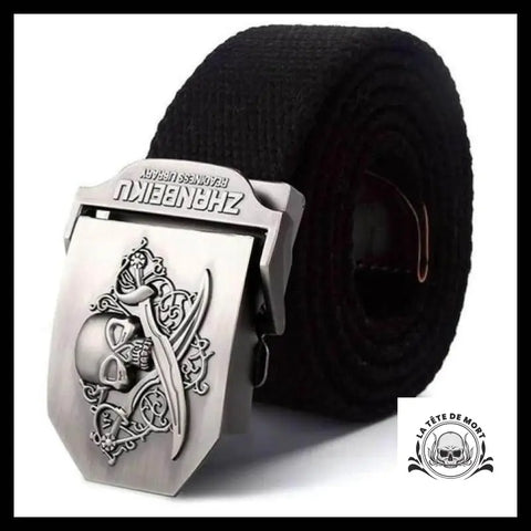 Ceinture Tête de Mort Pirate