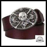 Ceinture Tête de Mort Serpent