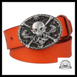 Ceinture Tête de Mort Serpent