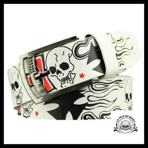 Ceinture Tête de Mort Skull