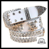 Ceinture Tête de Mort Strass