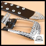 Ceinture Tête de Mort Strass