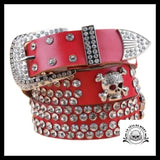 Ceinture Tête de Mort Strass