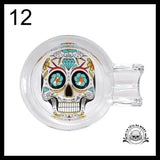 Cendrier Tête de Mort en Verre fait Main