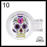 Cendrier Tête de Mort en Verre fait Main