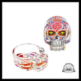 Cendrier Tête de Mort en Verre fait Main