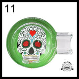 Cendrier Tête de Mort en Verre fait Main