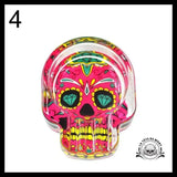 Cendrier Tête de Mort en Verre fait Main