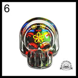 Cendrier Tête de Mort en Verre fait Main