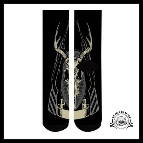 Chaussette Crâne Cerf