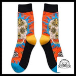 Chaussette Crâne Psychédélique