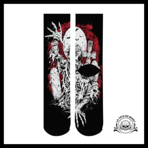 Chaussette Crâne Zombie