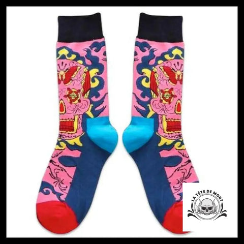 Chaussette Skull Psychédélique