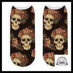 Chaussette Tête de Mort Gothique