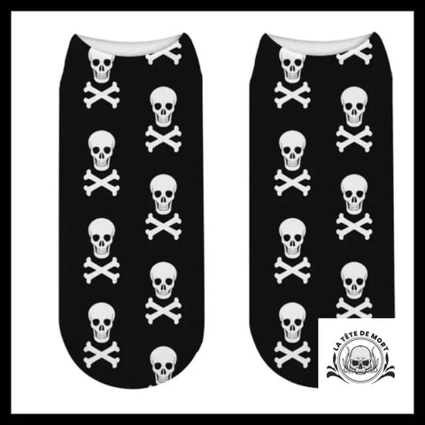 Chaussette Tête de Mort Pirate