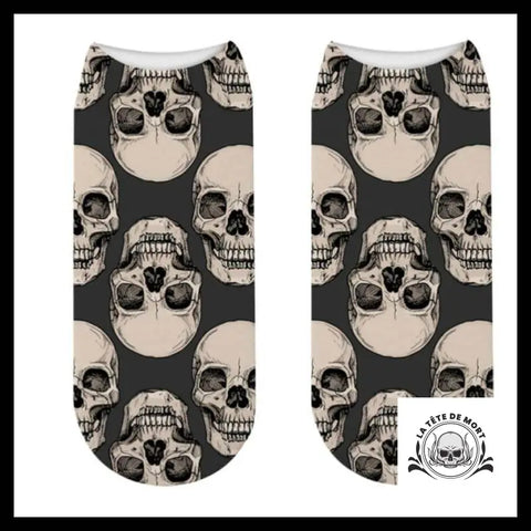 Chaussette Tête de Mort Réaliste