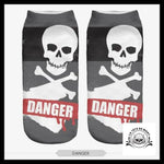 Chaussettes Tête de Mort Crâne Danger