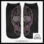 Chaussettes Tête de Mort Crâne Neons