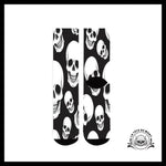 Chaussettes Tête de Mort Crânes Black And White